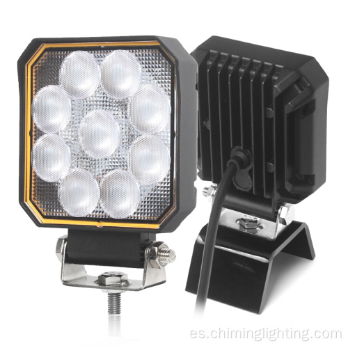 Luz de trabajo LED de inundación de 4 &quot;15W 12 V 24 V Luces de conducción del tractor de camiones Offroad LED